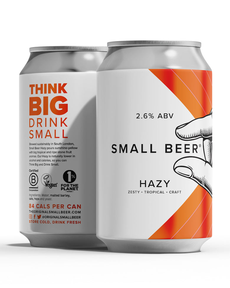 Cans of Small Beer Hazy IPA