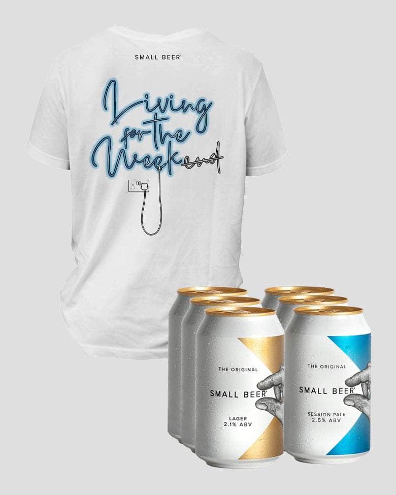 T-Shirt & Beer Bundle | 6x350ml Cans