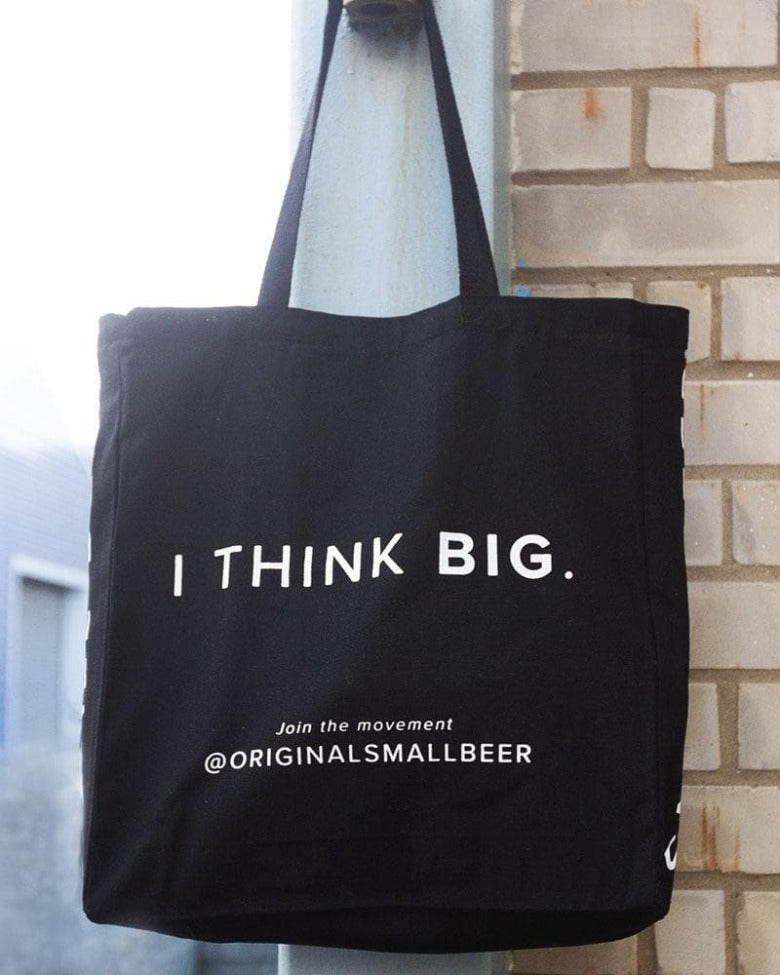 
            
                Load image into Gallery viewer, Small Beer Tote Bag Hanging Up
            
        